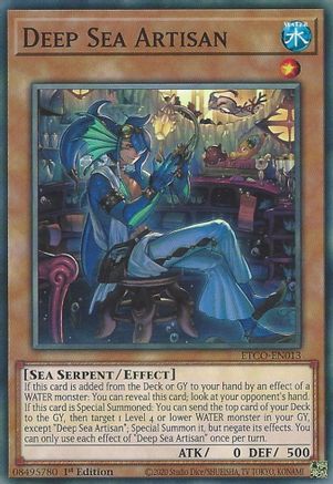 Deep Sea Artisan (ETCO-EN013) - Eternity Code 1st Edition - Premium Yugioh Single from Konami - Just $0.25! Shop now at Game Crave Tournament Store