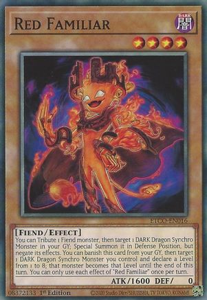 Red Familiar (ETCO-EN016) - Eternity Code 1st Edition - Premium Yugioh Single from Konami - Just $0.25! Shop now at Game Crave Tournament Store
