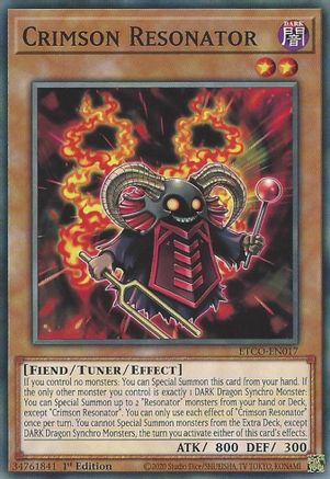 Crimson Resonator (ETCO-EN017) - Eternity Code 1st Edition - Premium Yugioh Single from Konami - Just $0.25! Shop now at Game Crave Tournament Store