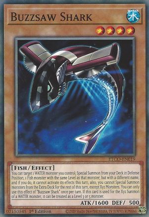 Buzzsaw Shark (ETCO-EN019) - Eternity Code 1st Edition - Premium Yugioh Single from Konami - Just $0.25! Shop now at Game Crave Tournament Store