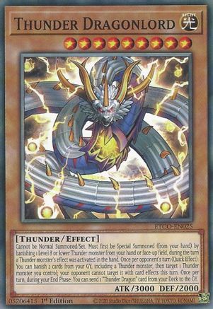 Thunder Dragonlord (ETCO-EN025) - Eternity Code 1st Edition - Premium Yugioh Single from Konami - Just $0.25! Shop now at Game Crave Tournament Store
