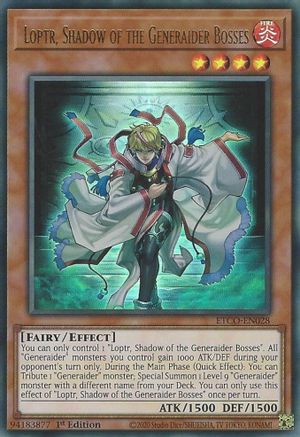 Loptr, Shadow of the Generaider Bosses (ETCO-EN028) - Eternity Code 1st Edition - Premium Yugioh Single from Konami - Just $6.03! Shop now at Game Crave Tournament Store