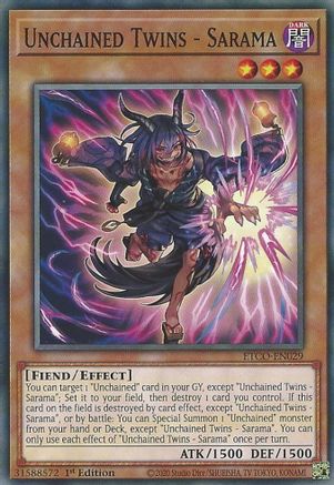 Unchained Twins - Sarama (ETCO-EN029) - Eternity Code 1st Edition - Premium Yugioh Single from Konami - Just $0.25! Shop now at Game Crave Tournament Store