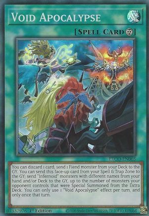 Void Apocalypse (ETCO-EN065) - Eternity Code 1st Edition - Premium Yugioh Single from Konami - Just $0.46! Shop now at Game Crave Tournament Store