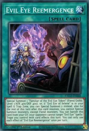 Evil Eye Reemergence (ETCO-EN068) - Eternity Code 1st Edition - Premium Yugioh Single from Konami - Just $0.25! Shop now at Game Crave Tournament Store