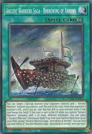 Ancient Warriors Saga - Borrowing of Arrows (ETCO-EN069) - Eternity Code 1st Edition - Premium Yugioh Single from Konami - Just $0.25! Shop now at Game Crave Tournament Store
