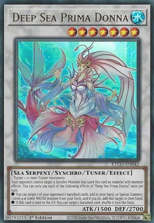 Deep Sea Prima Donna (ETCO-EN042) - Eternity Code 1st Edition - Premium Yugioh Single from Konami - Just $2.62! Shop now at Game Crave Tournament Store