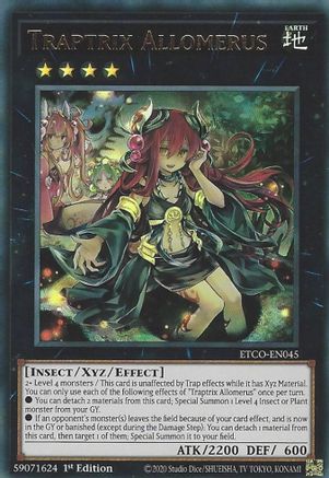 Traptrix Allomerus (ETCO-EN045) - Eternity Code 1st Edition - Premium Yugioh Single from Konami - Just $0.67! Shop now at Game Crave Tournament Store