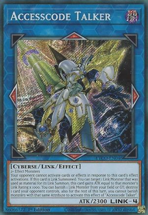 Accesscode Talker (ETCO-EN046) - Eternity Code 1st Edition - Premium Yugioh Single from Konami - Just $3.90! Shop now at Game Crave Tournament Store