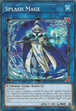 Splash Mage (ETCO-EN048) - Eternity Code 1st Edition - Premium Yugioh Single from Konami - Just $0.52! Shop now at Game Crave Tournament Store