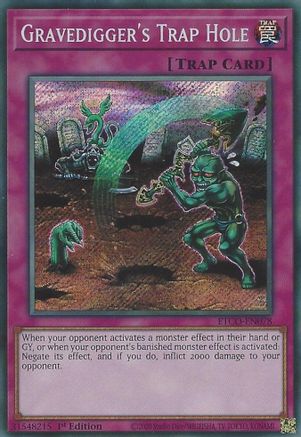 Gravedigger's Trap Hole (ETCO-EN078) - Eternity Code 1st Edition - Premium Yugioh Single from Konami - Just $5.64! Shop now at Game Crave Tournament Store