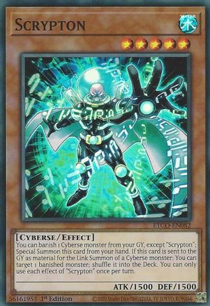 Scrypton (ETCO-EN082) - Eternity Code 1st Edition - Premium Yugioh Single from Konami - Just $0.26! Shop now at Game Crave Tournament Store