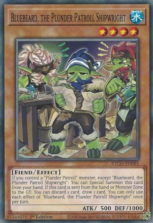 Bluebeard, the Plunder Patroll Shipwright (ETCO-EN085) - Eternity Code 1st Edition - Premium Yugioh Single from Konami - Just $0.23! Shop now at Game Crave Tournament Store