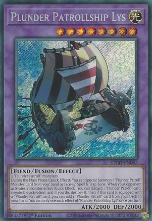 Plunder Patrollship Lys (ETCO-EN087) - Eternity Code 1st Edition - Premium Yugioh Single from Konami - Just $2.49! Shop now at Game Crave Tournament Store