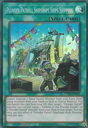 Plunder Patroll Shipshape Ships Shipping (ETCO-EN088) - Eternity Code 1st Edition - Premium Yugioh Single from Konami - Just $0.66! Shop now at Game Crave Tournament Store