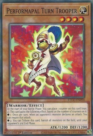 Performapal Turn Trooper (ETCO-EN094) - Eternity Code 1st Edition - Premium Yugioh Single from Konami - Just $0.25! Shop now at Game Crave Tournament Store