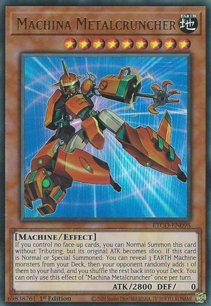 Machina Metalcruncher (ETCO-EN098) - Eternity Code 1st Edition - Premium Yugioh Single from Konami - Just $0.34! Shop now at Game Crave Tournament Store