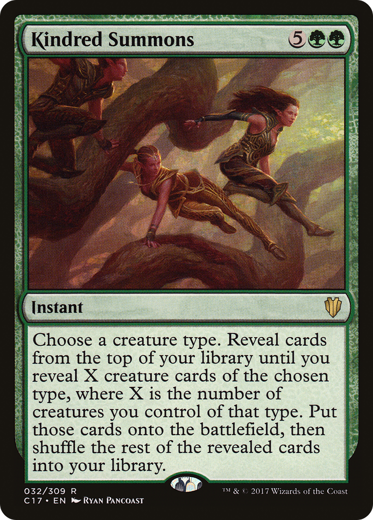 Kindred Summons (C17-032) - Commander 2017 - Premium MTG Single from Wizards of the Coast - Just $1.70! Shop now at Game Crave Tournament Store