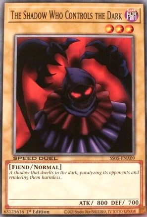 The Shadow Who Controls the Dark (SS05-ENA09) - Speed Duel Decks: Twisted Nightmares 1st Edition - Premium Yugioh Single from Konami - Just $0.32! Shop now at Game Crave Tournament Store
