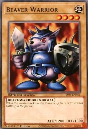 Beaver Warrior (SS04-ENA05) - Speed Duel Decks: Match of the Millennium 1st Edition - Premium Yugioh Single from Konami - Just $0.08! Shop now at Game Crave Tournament Store