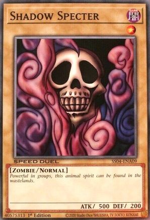 Shadow Specter (SS04-ENA09) - Speed Duel Decks: Match of the Millennium 1st Edition - Premium Yugioh Single from Konami - Just $0.09! Shop now at Game Crave Tournament Store