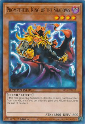 Prometheus, King of the Shadows (SS05-ENA15) - Speed Duel Decks: Twisted Nightmares 1st Edition - Premium Yugioh Single from Konami - Just $0.25! Shop now at Game Crave Tournament Store