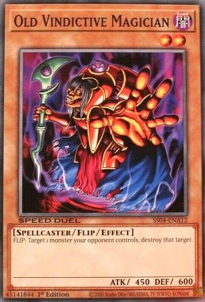 Old Vindictive Magician (SS04-ENA12) - Speed Duel Decks: Match of the Millennium 1st Edition - Premium Yugioh Single from Konami - Just $0.54! Shop now at Game Crave Tournament Store