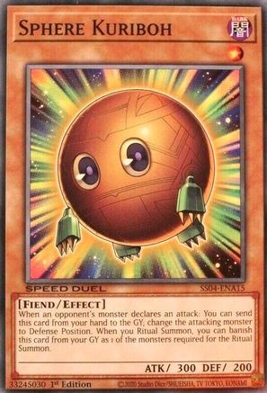 Sphere Kuriboh (SS04-ENA15) - Speed Duel Decks: Match of the Millennium 1st Edition - Premium Yugioh Single from Konami - Just $0.25! Shop now at Game Crave Tournament Store