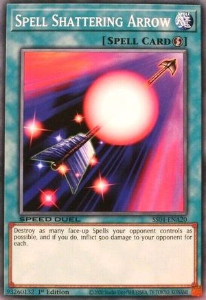 Spell Shattering Arrow (SS04-ENA20) - Speed Duel Decks: Match of the Millennium 1st Edition - Premium Yugioh Single from Konami - Just $0.29! Shop now at Game Crave Tournament Store