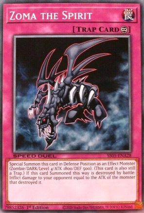 Zoma the Spirit (SS05-ENA28) - Speed Duel Decks: Twisted Nightmares 1st Edition - Premium Yugioh Single from Konami - Just $0.28! Shop now at Game Crave Tournament Store