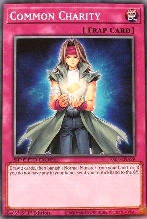 Common Charity (SS05-ENA29) - Speed Duel Decks: Twisted Nightmares 1st Edition - Premium Yugioh Single from Konami - Just $0.25! Shop now at Game Crave Tournament Store