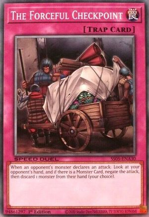The Forceful Checkpoint (SS05-ENA30) - Speed Duel Decks: Twisted Nightmares 1st Edition - Premium Yugioh Single from Konami - Just $0.26! Shop now at Game Crave Tournament Store
