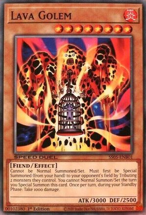 Lava Golem (SS05-ENB01) - Speed Duel Decks: Twisted Nightmares 1st Edition - Premium Yugioh Single from Konami - Just $1.18! Shop now at Game Crave Tournament Store