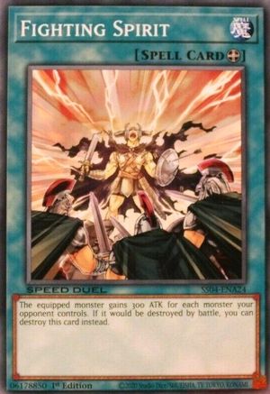 Fighting Spirit (SS04-ENA24) - Speed Duel Decks: Match of the Millennium 1st Edition - Premium Yugioh Single from Konami - Just $0.25! Shop now at Game Crave Tournament Store