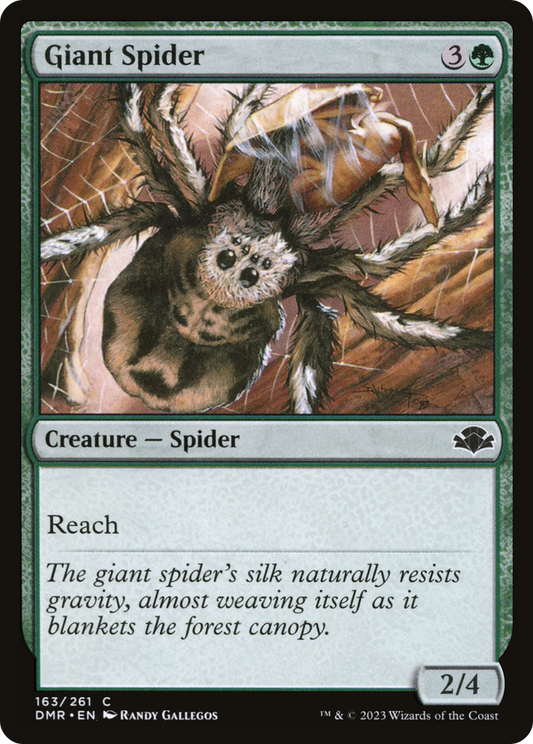 Giant Spider (DMR-163) - Dominaria Remastered - Premium MTG Single from Wizards of the Coast - Just $0.25! Shop now at Game Crave Tournament Store