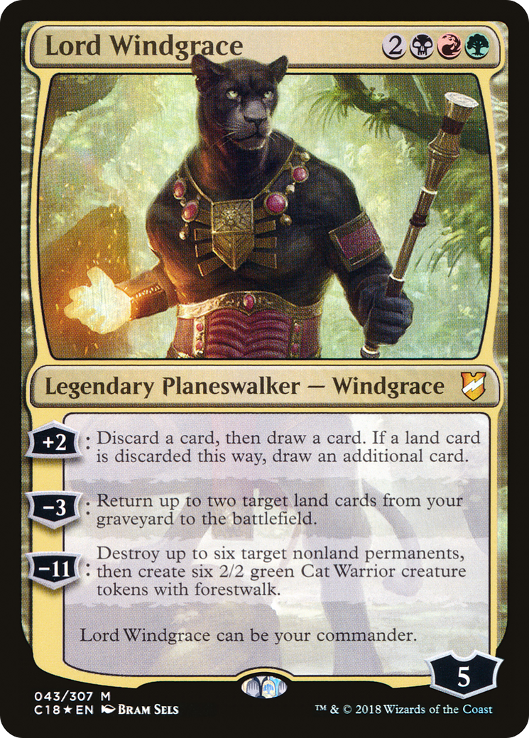 Lord Windgrace (C18-043) - Commander 2018 Foil - Premium MTG Single from Wizards of the Coast - Just $0.63! Shop now at Game Crave Tournament Store