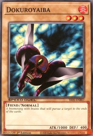 Dokuroyaiba (SS05-ENB07) - Speed Duel Decks: Twisted Nightmares 1st Edition - Premium Yugioh Single from Konami - Just $0.26! Shop now at Game Crave Tournament Store