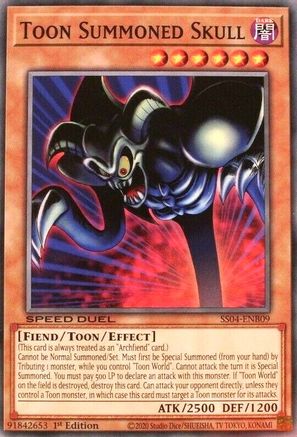 Toon Summoned Skull (SS04-ENB09) - Speed Duel Decks: Match of the Millennium 1st Edition - Premium Yugioh Single from Konami - Just $0.26! Shop now at Game Crave Tournament Store
