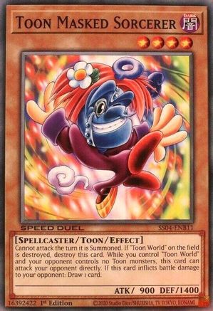 Toon Masked Sorcerer (SS04-ENB11) - Speed Duel Decks: Match of the Millennium 1st Edition - Premium Yugioh Single from Konami - Just $0.26! Shop now at Game Crave Tournament Store