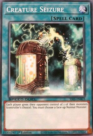 Creature Seizure (SS05-ENB23) - Speed Duel Decks: Twisted Nightmares 1st Edition - Premium Yugioh Single from Konami - Just $0.27! Shop now at Game Crave Tournament Store