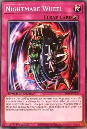Nightmare Wheel (SS05-ENB27) - Speed Duel Decks: Twisted Nightmares 1st Edition - Premium Yugioh Single from Konami - Just $0.52! Shop now at Game Crave Tournament Store