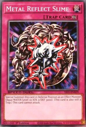 Metal Reflect Slime (SS05-ENB29) - Speed Duel Decks: Twisted Nightmares 1st Edition - Premium Yugioh Single from Konami - Just $0.37! Shop now at Game Crave Tournament Store