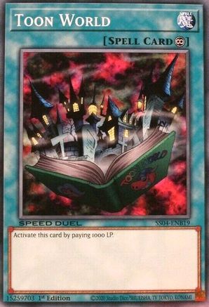Toon World (SS04-ENB19) - Speed Duel Decks: Match of the Millennium 1st Edition - Premium Yugioh Single from Konami - Just $0.25! Shop now at Game Crave Tournament Store