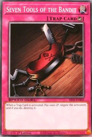 Seven Tools of the Bandit (SS04-ENB25) - Speed Duel Decks: Match of the Millennium 1st Edition - Premium Yugioh Single from Konami - Just $0.26! Shop now at Game Crave Tournament Store
