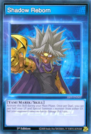 Shadow Reborn (SS05-ENS03) - Speed Duel Decks: Twisted Nightmares 1st Edition - Premium Yugioh Single from Konami - Just $0.25! Shop now at Game Crave Tournament Store