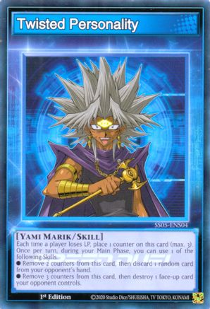 Twisted Personality (SS05-ENS04) - Speed Duel Decks: Twisted Nightmares 1st Edition - Premium Yugioh Single from Konami - Just $0.33! Shop now at Game Crave Tournament Store
