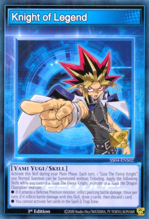 Knight of Legend (SS04-ENS02) - Speed Duel Decks: Match of the Millennium 1st Edition - Premium Yugioh Single from Konami - Just $0.25! Shop now at Game Crave Tournament Store