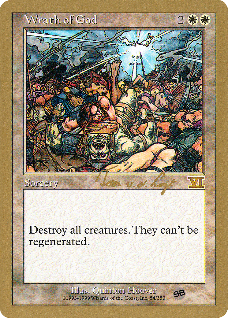 Wrath of God (WC00-TVDL54SB) - World Championship Decks 2000 - Premium MTG Single from Wizards of the Coast - Just $0.66! Shop now at Game Crave Tournament Store