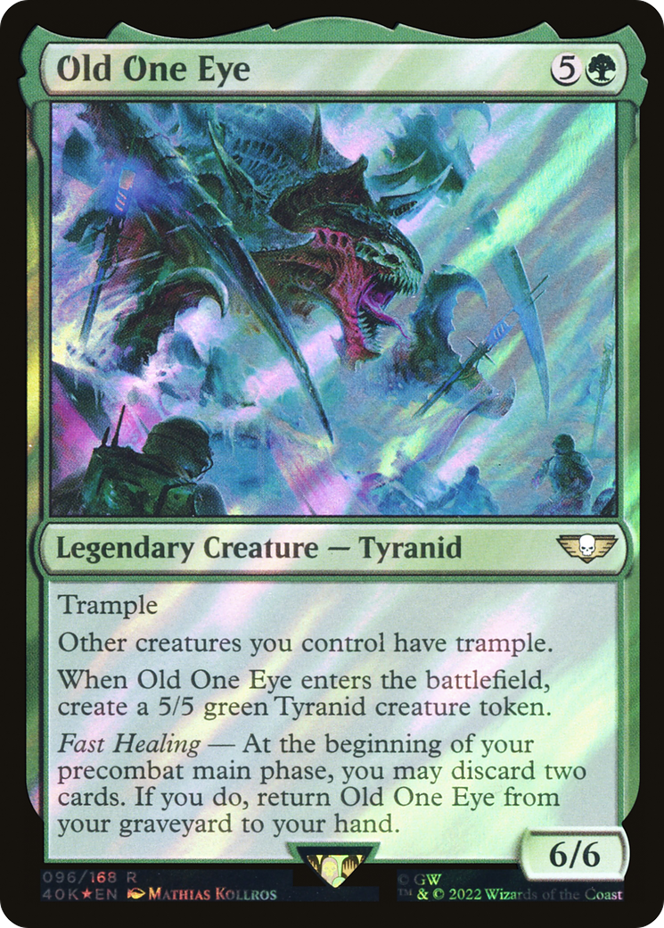 Old One Eye (40K-96★) - Warhammer 40,000 Commander Foil - Premium MTG Single from Wizards of the Coast - Just $1.53! Shop now at Game Crave Tournament Store