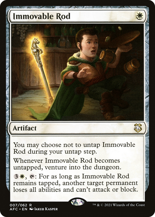 Immovable Rod (AFC-007) - Forgotten Realms Commander - Premium MTG Single from Wizards of the Coast - Just $0.08! Shop now at Game Crave Tournament Store